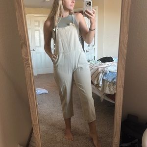 Tan jumpsuit